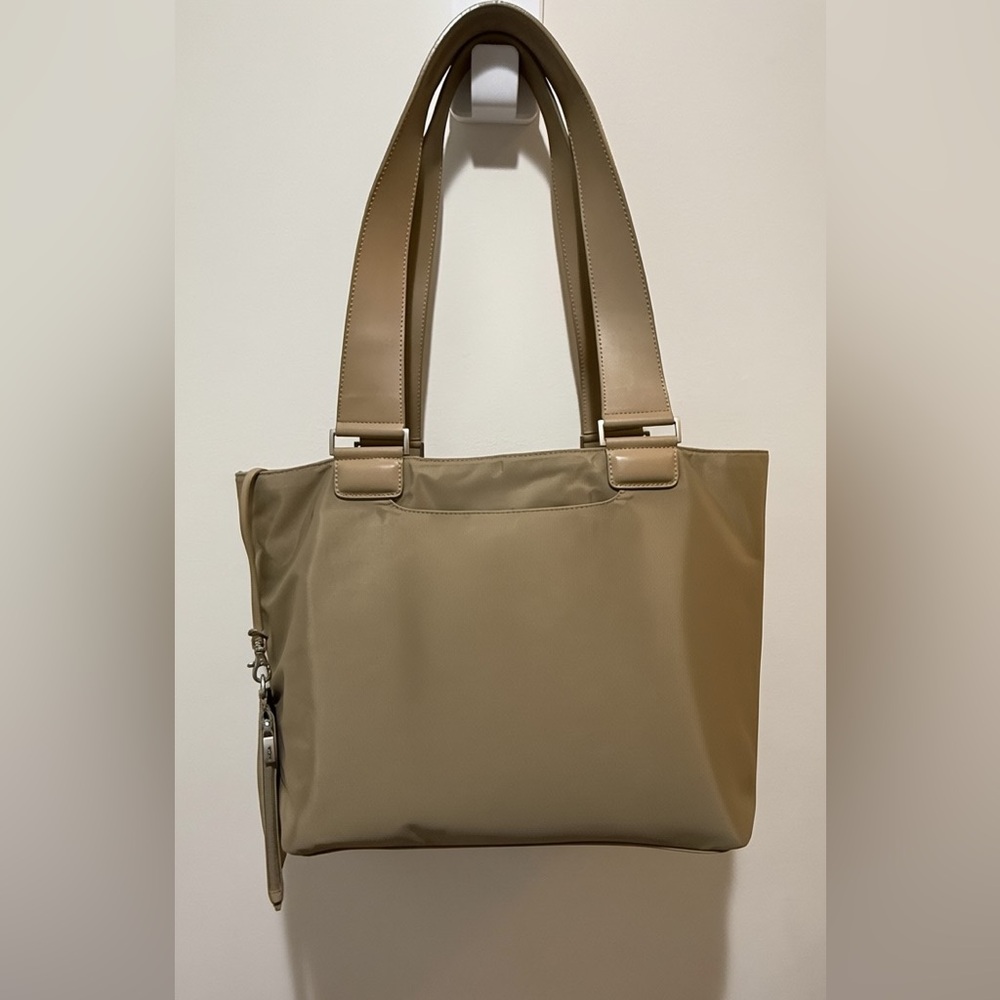 Tumi Canvas and Leather Extra Large Tote Bag. Almost new with no signs of wear.